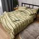 Комплект постельного белья Moon&Star King Size 220x240 наволочки 2x70x70 Green Zigzag Микросатин Premium (MS-820015997) - изображение 5