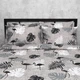 Комплект постельного белья Moon&Star King Size 220x240 наволочки 2x70x70 Mono Tropic Микросатин Premium (MS-820016067) - изображение 3