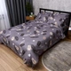 Комплект постельного белья Moon&Star Полуторный 143x210 наволочки 2x40x60 Evening Feather Полисатин Premium (MS-820016465) - изображение 1