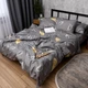Комплект постельного белья Moon&Star Двуспальный 175x210 наволочки 2x50x70 Soft Gold Микросатин Premium (MS-820016316) - изображение 5