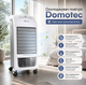 Мобильный воздухоохладитель Domotec MS-1628 60 Вт, напольный климатический комплекс 3 режима, бак 4 л, пульт ДК, белый - изображение 1