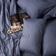 Комплект постельного белья Moon&Star Евро 200x220 наволочки 2x50x70 Ocean Steel Satin Stripe (MS-820017091) - изображение 4
