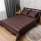 Комплект постельного белья Moon&Star Евро 200x220 наволочки 4x50x70 Arabica Satin Stripe (MS-820016848) - изображение 1