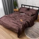 Комплект постельного белья Moon&Star Евро 200x220 наволочки 4x50x70 Arabica Satin Stripe (MS-820016848) - изображение 5