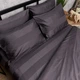 Комплект постельного белья Moon&Star Евро 200x220 наволочки 2x70x70 Dark Graphite Satin Stripe (MS-820016917) - изображение 6