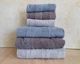 Набор турецких махровых полотенец Cestepe MicroCotton Premium 3 штуки 50x90 + 3 штуки 70х140 Nesha плотность 600 г/м2 - изображение 3