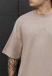Чоловіча Футболка стаф бежева оверсайз з логотипом базова Staff logo oversize M (397241) - зображення 3