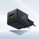 Мережевий зарядний пристрій Baseus Palm Fast Charger C+U 20W EU Cluster Black (with Baseus Mini White Cable USB-C to USB-C 60W (20V/3A) 1m Cluster Bla (P10111608113-01) - изображение 13