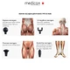 Перкуссионный массажер Medica+ MassHand Pro 2X, 5 уровней интенсивности, компактный - изображение 2