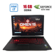 Игровой ноутбук Б-класс HP Omen 15-ce018dx / 15.6" (1920x1080) IPS / Intel Core i7-7700HQ (4 (8) ядра по 2.8 - 3.8 GHz) / 16 GB DDR4 / 128 GB SSD + 1000 GB HDD / nVidia GeForce GTX 1050, 4 GB GDDR5, 128-bit / WebCam б/у - изображение 1