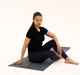 Коврик для йоги WCG Asana 173×61×0,4 см с разметкой для асан и чехлом, темно-зеленый - изображение 4