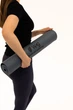 Коврик для йоги WCG Asana 173×61×0,4 см с разметкой для асан и чехлом, темно-зеленый - изображение 7