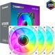 Wentylatory do obudowy GameMax Case Fan KF300R WH White 120 mm ARGB PWM Reverse Blade (3 szt.) - obraz 2