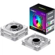 Wentylatory do obudowy GameMax Case Fan KF300R WH White 120 mm ARGB PWM Reverse Blade (3 szt.) - obraz 7
