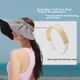 Солнцезащитная шляпа Beneunder Sunshade Hat, черная, с покрытием, защитой от УФ-излучения, широкими полями, открытая, для женщин, модель BM532, синяя. - изображение 2