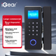 Замок для скляних дверей iGear з відбитком пальця, не потребує свердління чи проводки, Bluetooth, електронний офісний замок з паролем, розумний замок, замок контролю доступу з IC-карткою - изображение 4