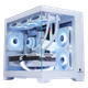Корпус Wanjia Guyongzhe Seaside View, башенный, с комплектом из шести RGB-вентиляторов Prism, для плат M-ATX, водяное охлаждение 360 мм, для видеокарт 4090 - изображение 5