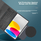 Клавіатура Magic Keyboard сумісна з Apple iPad 2022/2025 10.9/11 дюйма Bluetooth з тачпадом - зображення 6