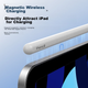 Ємнісний стилус Smorss для iPad, альтернатива Apple Pencil [цифровий дисплей Bluetooth з магнітною подвійною зарядкою] Сенсорне перо для малювання Apple для iPad Air 5/Pro/Mini - зображення 4