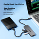 Хаб Lenovo Type-C USB 3.0 подовжувальний 4 входи для ноутбуків - зображення 7