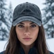 Бейсболка повседневная One Size для парня и девушки, летняя кепка с вентиляционными отверстиями для парня и девушки Серый - изображение 3