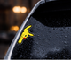 Вологостійкі наклейки на авто/мото/ноутбук Pikachu on Board sticker стікер на скло 12х6см права - зображення 3