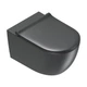 Унітаз підвісний Catalano Sfera 55х35 з кришкою Soft close nero satinato (0511550022_0551200022_9056060000) - изображение 1