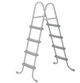 Каркасный бассейн Bestway Power Steel Frame 610×366×122 см 20241 л коричневый овальный с картриджным насосом-фильтром 9463 л/ч, LED-подсветкой, массажными форсунками, лестницей, тентом и подстилкой - изображение 6