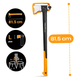 Топор колун с чехлом для колки бревен 81.5 см сталь черный Fiskars HM-0008 - изображение 8