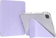 Чохол для планшета BeCover Ultra Slim Origami Transparent для Apple iPad Pro 11" M5 2025 з кріпленням для стилуса Apple Pencil Purple (BC_715957) - зображення 1
