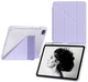 Чохол для планшета BeCover Ultra Slim Origami Transparent для Apple iPad Pro 11" M5 2025 з кріпленням для стилуса Apple Pencil Purple (BC_715957) - зображення 3