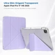Чохол для планшета BeCover Ultra Slim Origami Transparent для Apple iPad Pro 11" M5 2025 з кріпленням для стилуса Apple Pencil Purple (BC_715957) - зображення 5
