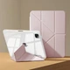 Чехол для планшета BeCover Ultra Slim Origami Transparent для Apple iPad Pro 11" M5 2025 с креплением для стилуса Apple Pencil Pink (BC_715956) - изображение 6