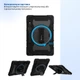 Чехол для планшета Samsung Galaxy Tab S10 Plus (SM-X820/SM-X826) 12.4" Becover Horizontal Handle с креплением для стилуса Black (BC_716002) - изображение 3