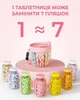 Диспенсер для витаминов и БАДов 7-в-1 - компактный органайзер для таблеток и добавок на 7 отделений, розовый - изображение 5