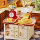 Румбокс конструктор Baking Kitchen модель мини домик с LED-подсветкой Robotime - изображение 9