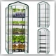 Теплица 5 полок металлическая 195x70x50 см для растений зеленая MALATEC FK-0788 - изображение 1