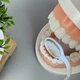 Стоматологическое зеркало с LED-подсветкой (белое), 1 шт — для контроля гигиены зубов - изображение 3