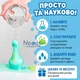Набір бомбочок для ванни в колбах 6 шт дитячі з кольоровою піною у подарунковій коробці (1278680) - зображення 3