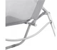 Лежак BASIC JUST GARDEN Серый 185х60 см – складной шезлонг с подлокотниками - изображение 5