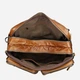Сумка портфель мужская из натуральная кожи Vintage leather-14353 Рыжяя - изображение 10