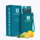 Бутылка для воды Harmony Total Indigo 0,65 л. с контейнером для фруктов и защитным неопреновым чехлом - изображение 1