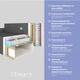 Угловой диван ортопедический iSmart MORRO еврокнижка 198x140 см (матрас Pocket spring) светло-бежевый Laura 2 (ISM-051328) - изображение 18