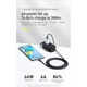 Кабель Baseus Crystal Shine Series USB-A to Type-C 100W 1.2m Black (CAJY000401) [169549] - изображение 7