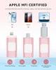 Флешка 4-в-1 для iPhone/iPad/Android/PC Apple MFi Certified 128GB Flash Drive: високошвидкісний USB-накопичувач Photo Stick - зображення 2