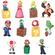 Набор фигурок 11в1 Супер Марио, фигурки на торт Супер Марио, 2.5-5 см - Super Mario - изображение 1