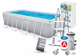 Бассейн каркасный с фильтр-насосом Intex CHEVRON PRISM FRAME RECTANGULAR PREMIUM POOL 400*200*100 см 26780 - изображение 2