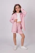 Костюм сорочка шорти Mevis 5839-03 рожевий 122 - зображення 2