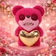 М'яка іграшка Фагглер Рожевий Ведмідь Fuggler Pink Bear колекційна іграшка монстр з зубами та пухнастим хутром - изображение 3