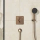 Смеситель для душа Hansgrohe DuoTurn E термостатический, бронза брашированная (75417140) - изображение 4